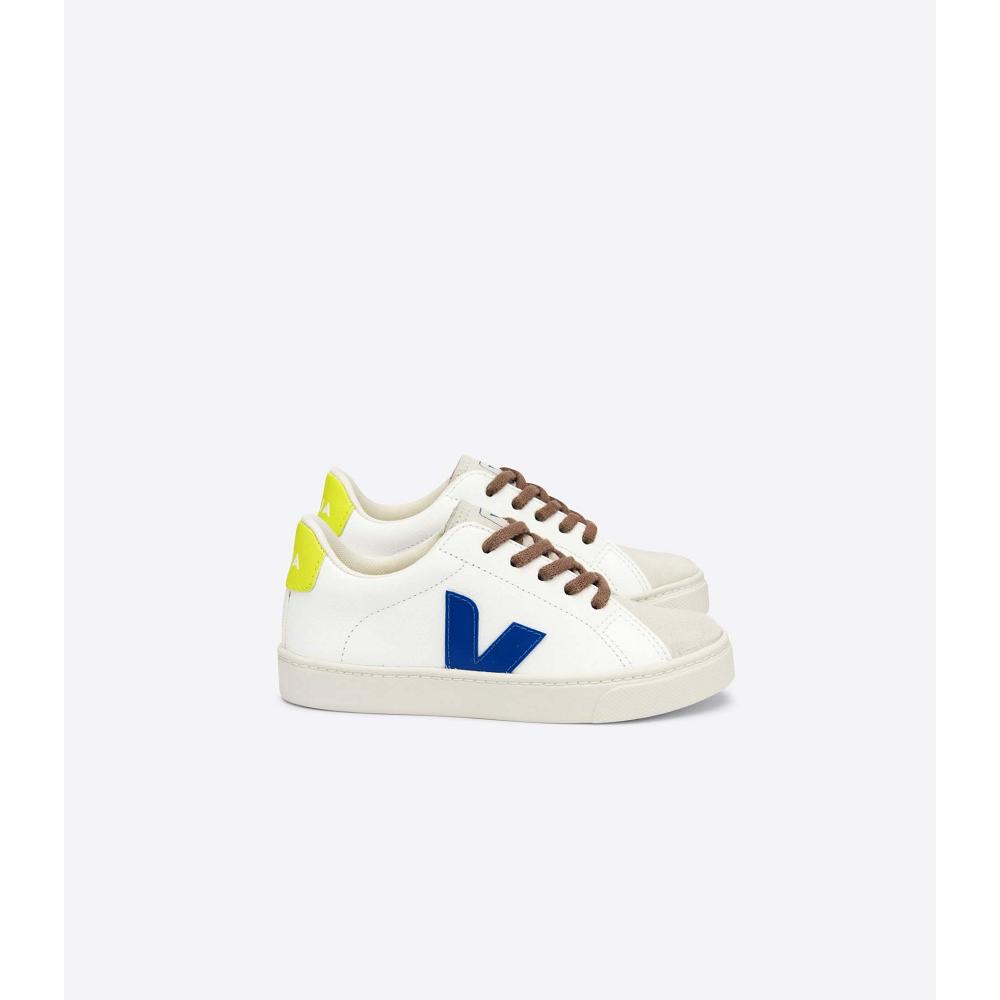 Veja ESPLAR LACES CHROMEFREE Joggesko Barn White/Blue | NO 831FDN